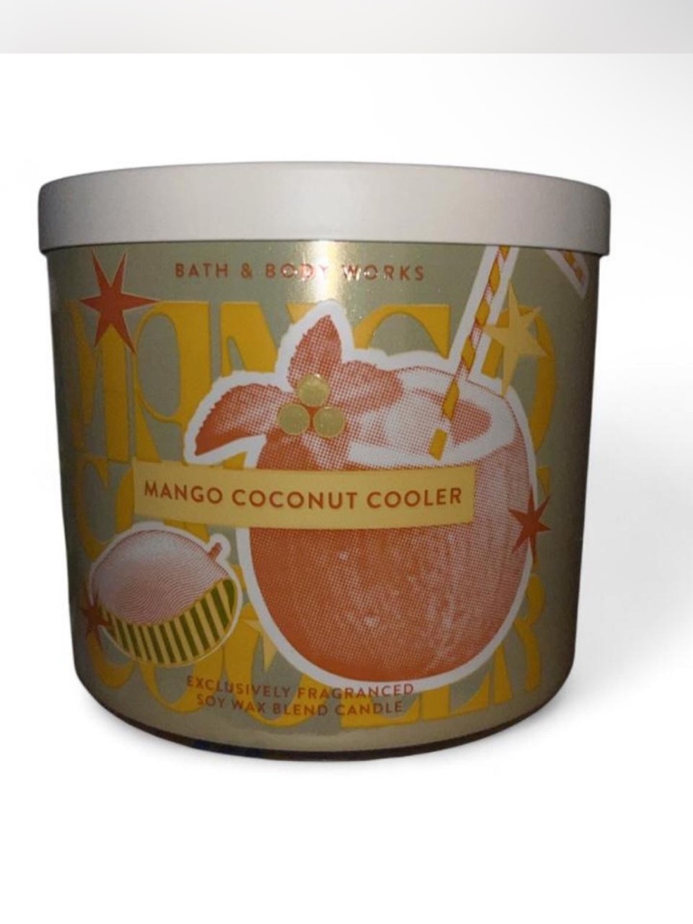Bath & Body Works Mango Coconut Cooler Candle